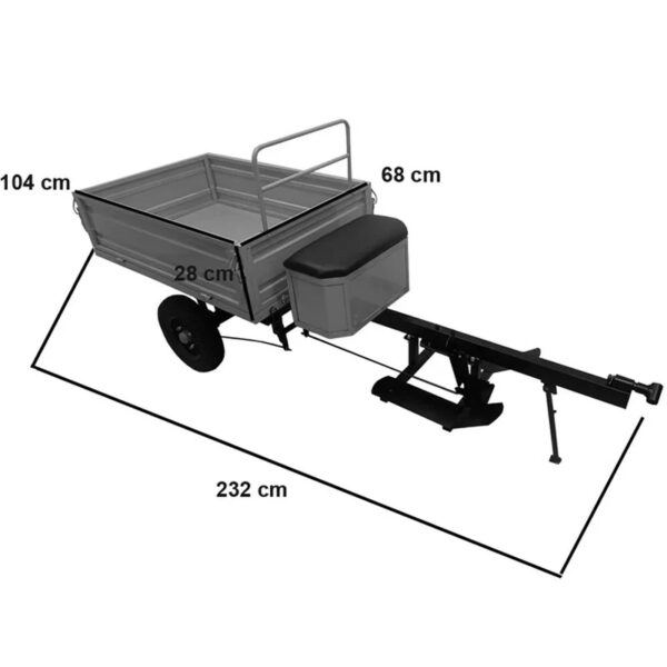 Chariot de transport pour MTC340